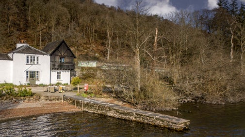 High Strawberry Gardens, on the shore of Lake Windermere, Cumbria